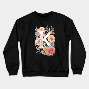 Monogram letter K Crewneck Sweatshirt